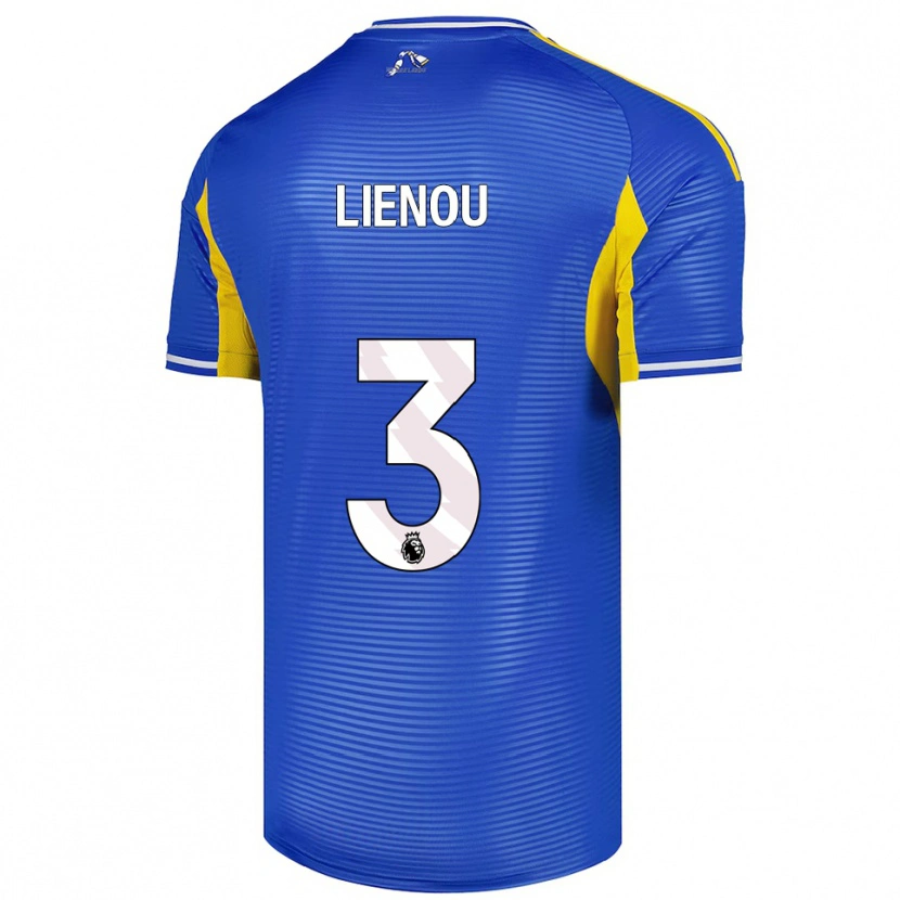 Danxen Donna Maglia Jayden Lienou #3 Blu Giallo Kit Gara Away 2025/26 Maglietta