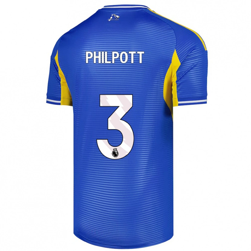 Danxen Donna Maglia Louie Philpott #3 Blu Giallo Kit Gara Away 2025/26 Maglietta