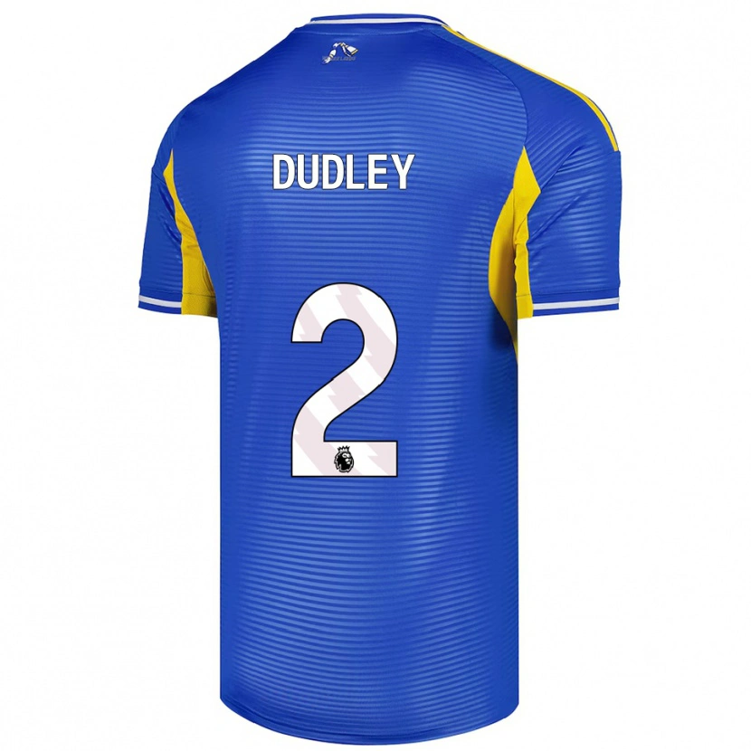 Danxen Donna Maglia Louie Dudley #2 Blu Giallo Kit Gara Away 2025/26 Maglietta