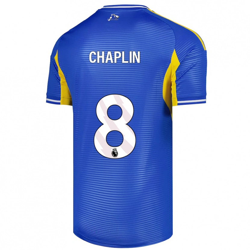 Danxen Donna Maglia Rhys Chadwick #8 Blu Giallo Kit Gara Away 2025/26 Maglietta