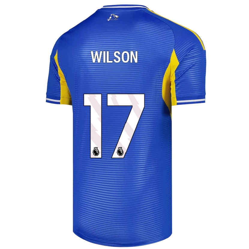Danxen Donna Maglia Marley Wilson #17 Blu Giallo Kit Gara Away 2025/26 Maglietta