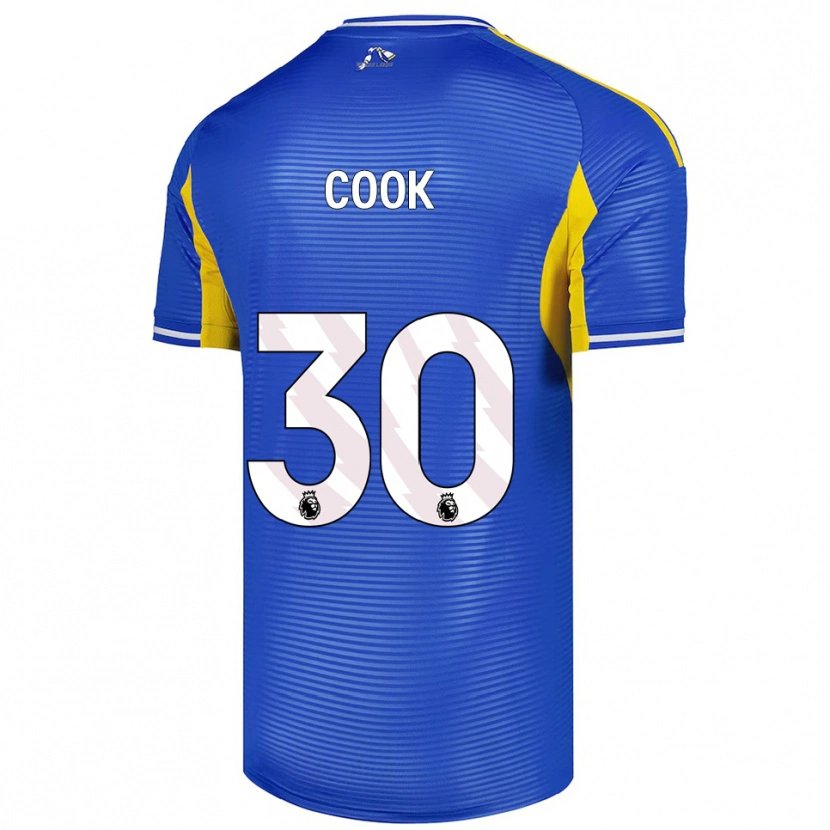 Danxen Donna Maglia Robbie Cook #30 Blu Giallo Kit Gara Away 2025/26 Maglietta