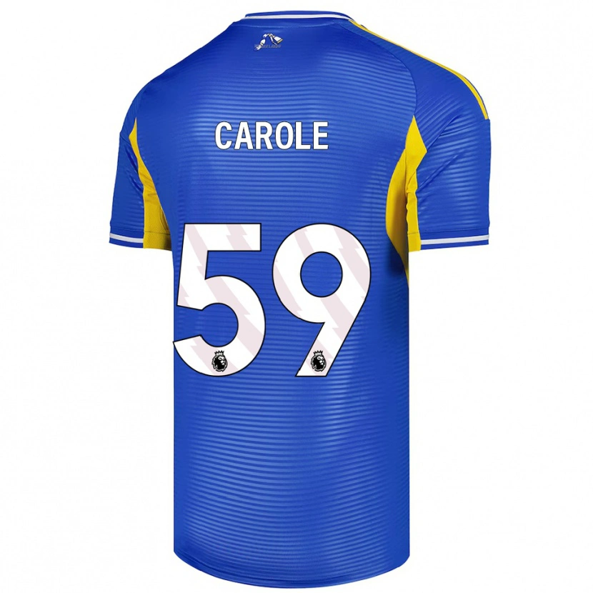 Danxen Donna Maglia Keenan Carole #59 Blu Giallo Kit Gara Away 2025/26 Maglietta