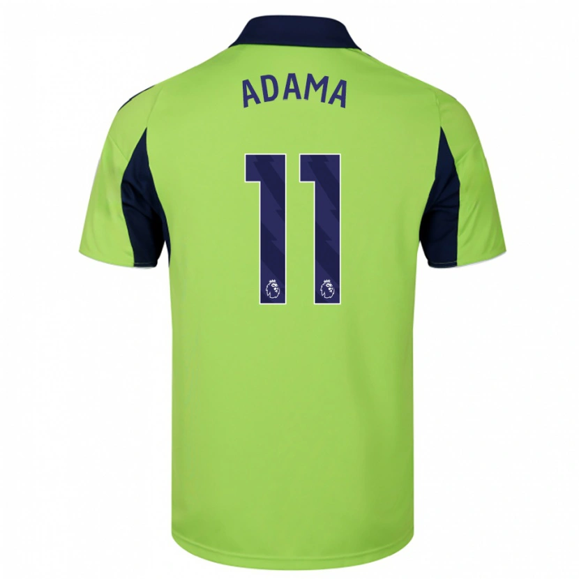 Danxen Donna Maglia Adama Traoré #11 Verde Navy Bianco Kit Gara Away 2025/26 Maglietta