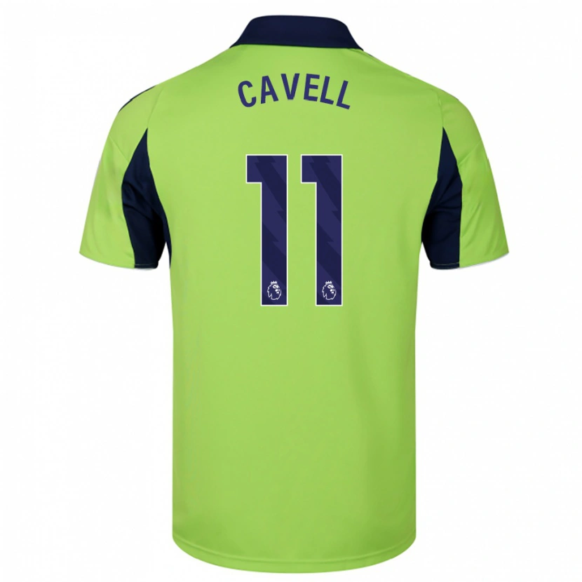 Danxen Donna Maglia Tarrell Cavell #11 Verde Navy Bianco Kit Gara Away 2025/26 Maglietta