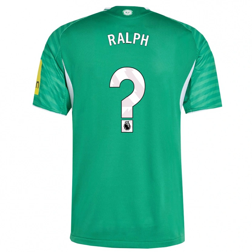Danxen Donna Maglia Joe Ralph #0 Verde Bianco Kit Gara Away 2025/26 Maglietta
