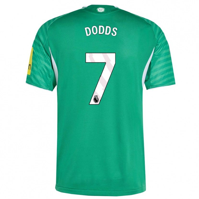 Danxen Donna Maglia Tyler Dodds #7 Verde Bianco Kit Gara Away 2025/26 Maglietta