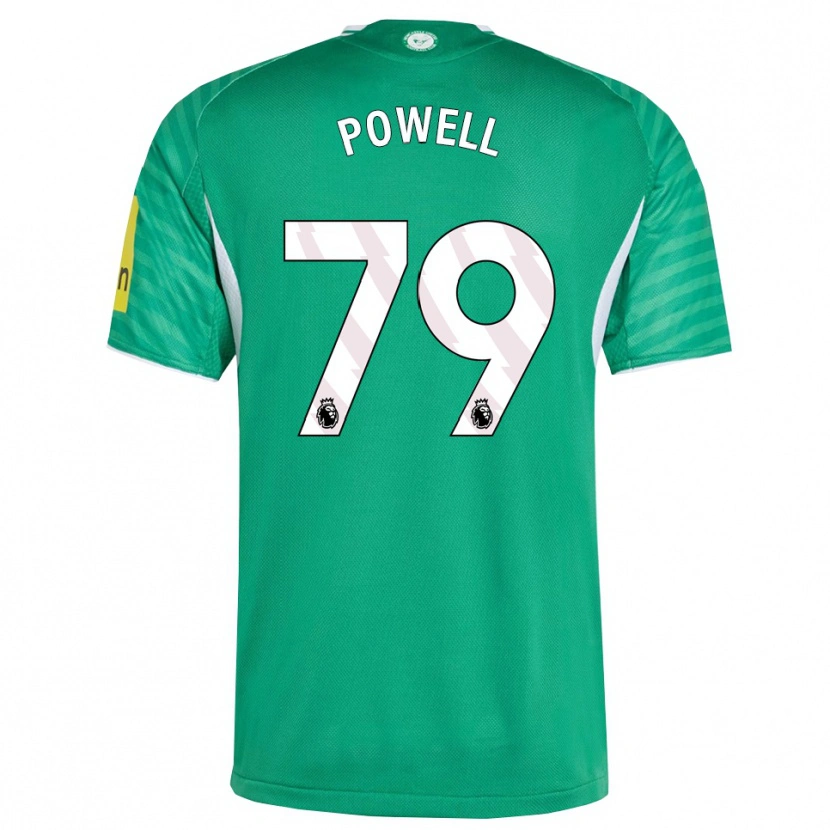 Danxen Donna Maglia Rory Powell #79 Verde Bianco Kit Gara Away 2025/26 Maglietta