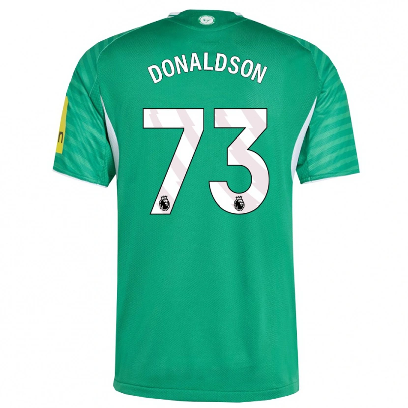 Danxen Donna Maglia Josh Donaldson #73 Verde Bianco Kit Gara Away 2025/26 Maglietta