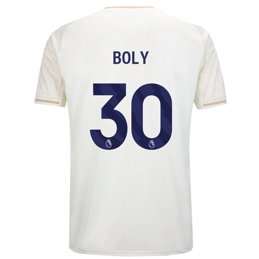 Danxen Donna Maglia Willy Boly #30 Bianco Sporco Nero Kit Gara Away 2025/26 Maglietta