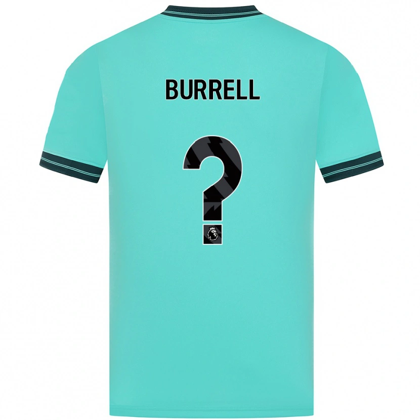 Danxen Donna Maglia Ackeme Francis Burrell #0 Azzurro Verde Kit Gara Away 2025/26 Maglietta
