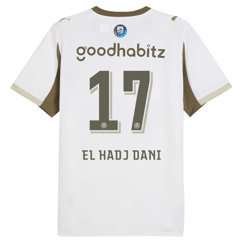 Danxen Donna Maglia Soudais El Hadj Dani #17 Bianco Grigio Kit Gara Third 2025/26 Maglietta