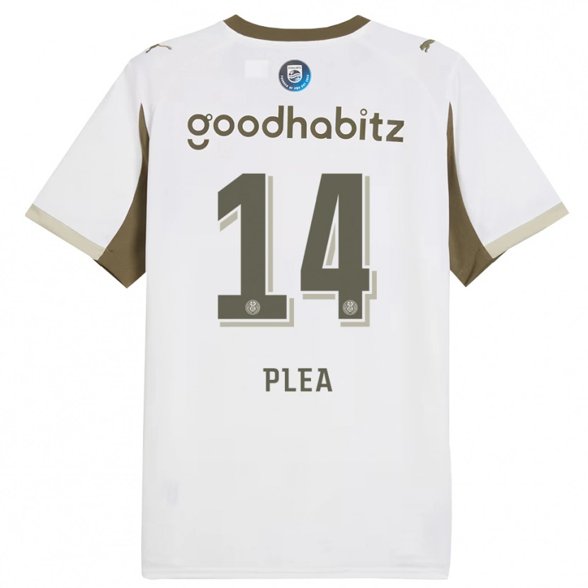 Danxen Donna Maglia Alassane Pléa #14 Bianco Grigio Kit Gara Third 2025/26 Maglietta