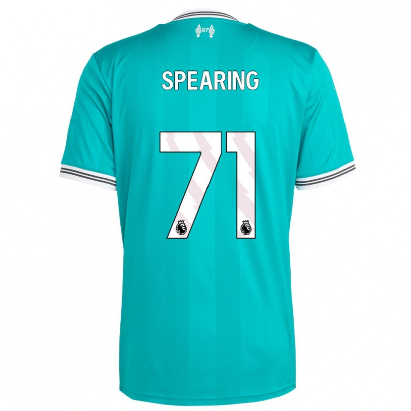 Danxen Donna Maglia Jay Spearing #71 Verde Bianco Kit Gara Third 2025/26 Maglietta