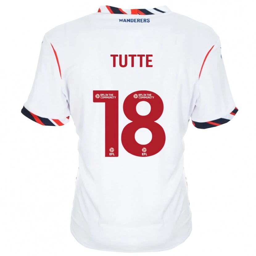 Danxen Bambino Maglia Andrew Tutte #18 Bianco Rosso Kit Gara Home 2025/26 Maglietta