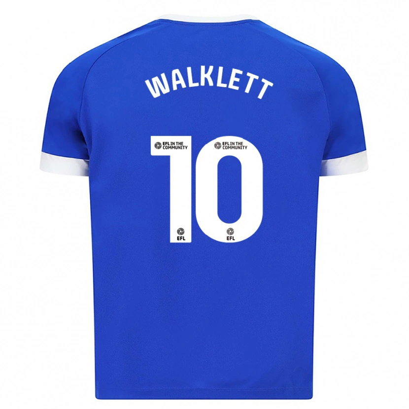 Danxen Bambino Maglia Kerry Walklett #10 Blu Bianco Kit Gara Home 2025/26 Maglietta