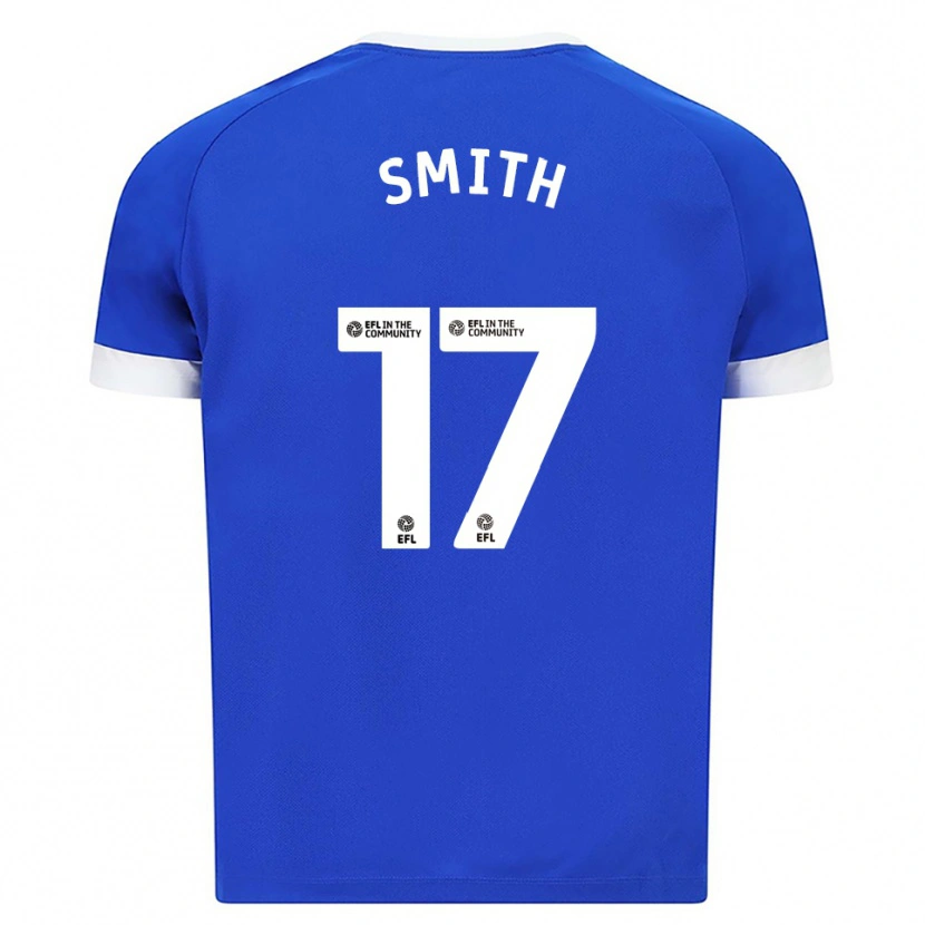 Danxen Bambino Maglia Hollie Smith #17 Blu Bianco Kit Gara Home 2025/26 Maglietta