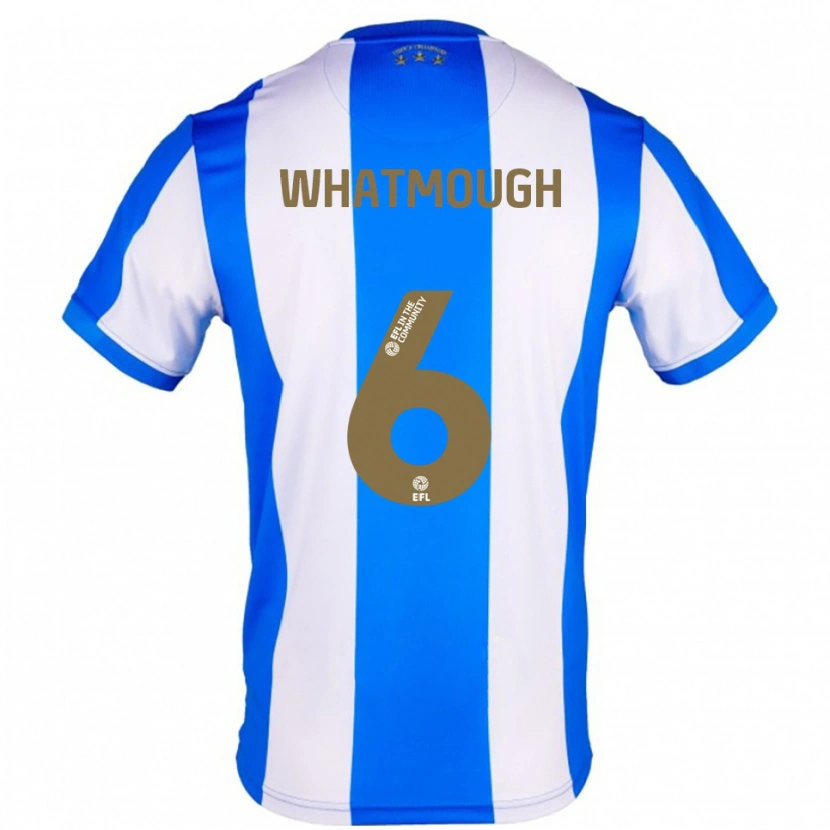 Danxen Bambino Maglia Jack Whatmough #6 Blu Bianco Kit Gara Home 2025/26 Maglietta