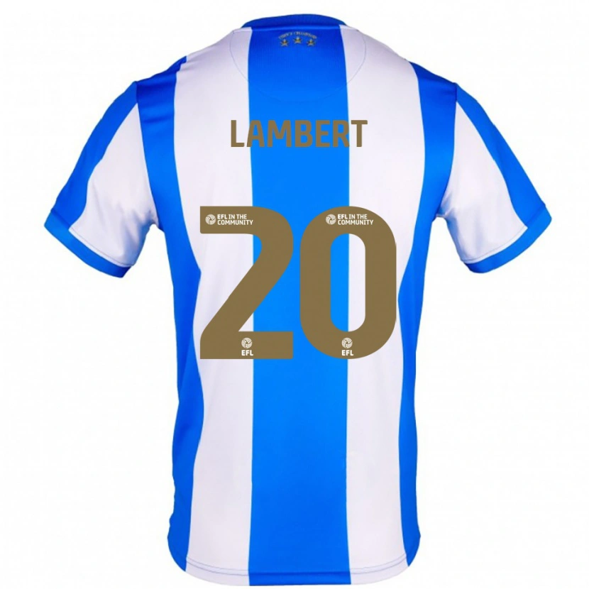 Danxen Bambino Maglia Ellie Lambert #20 Blu Bianco Kit Gara Home 2025/26 Maglietta