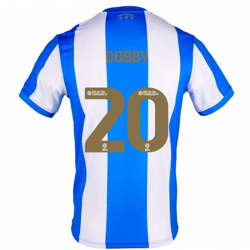 Danxen Bambino Maglia Sarah Dobby #20 Blu Bianco Kit Gara Home 2025/26 Maglietta