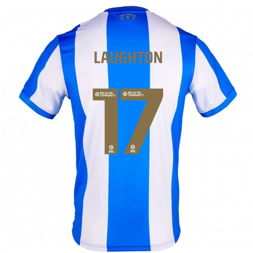 Danxen Bambino Maglia Zoe Laughton #17 Blu Bianco Kit Gara Home 2025/26 Maglietta