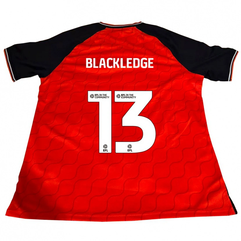 Danxen Bambino Maglia Henry Blackledge #13 Arancione Nero Bianco Kit Gara Home 2025/26 Maglietta