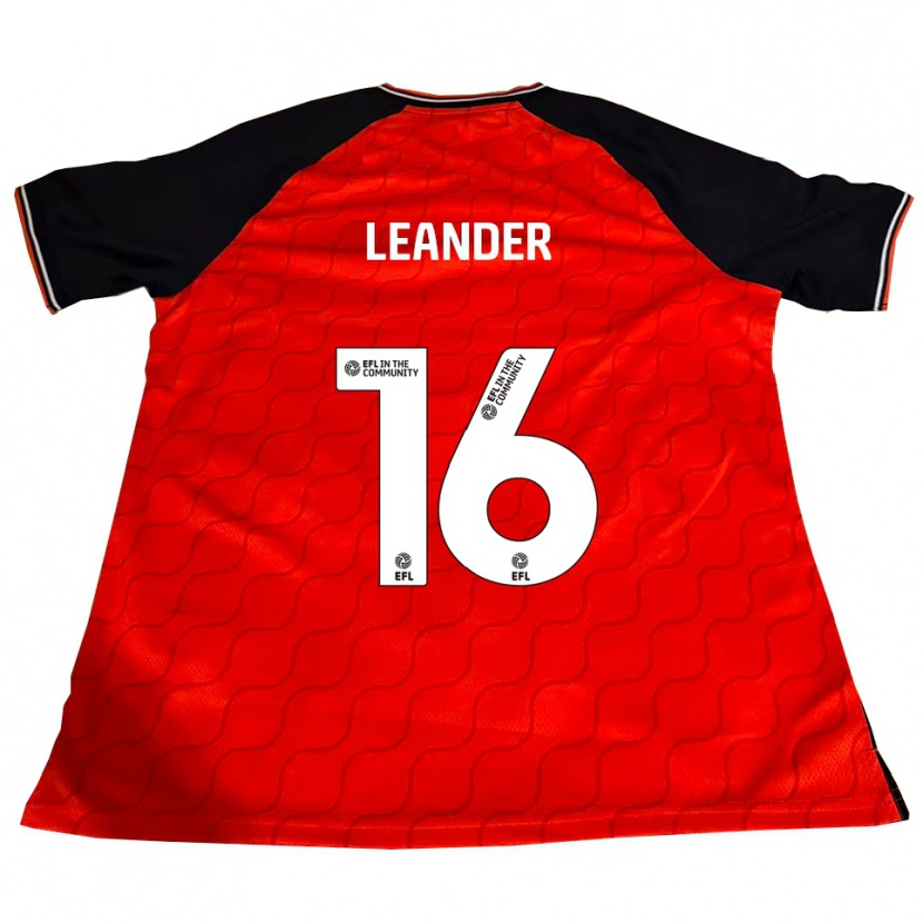 Danxen Bambino Maglia Tsaianne Leander #16 Arancione Nero Bianco Kit Gara Home 2025/26 Maglietta