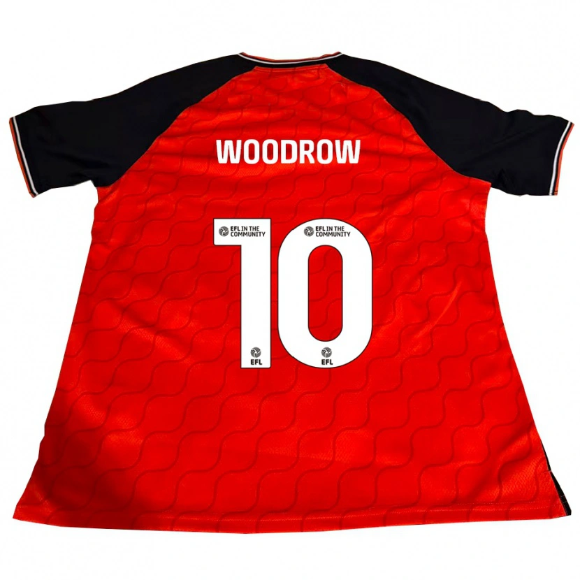 Danxen Bambino Maglia Cauley Woodrow #10 Arancione Nero Bianco Kit Gara Home 2025/26 Maglietta