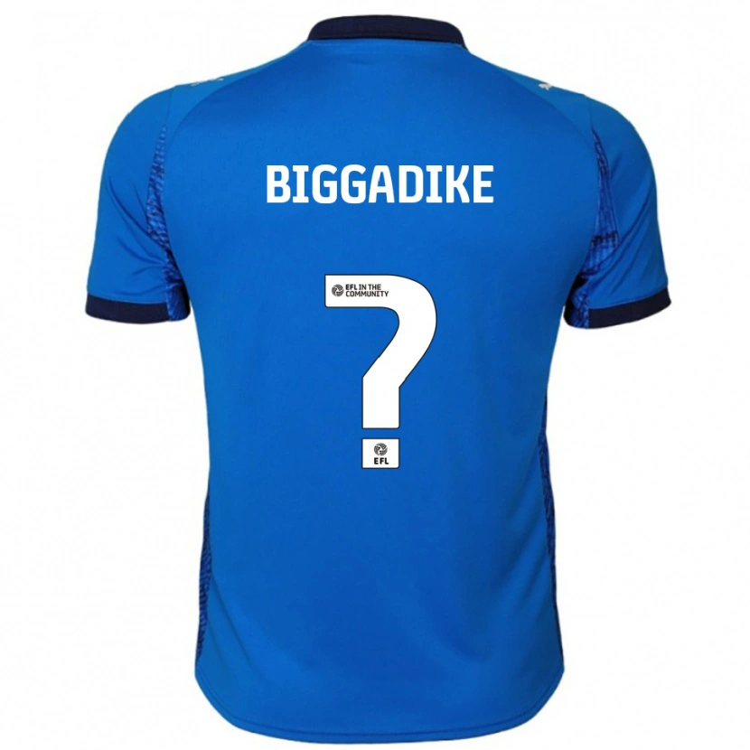 Danxen Bambino Maglia Chloe Biggadike #0 Blu Bianco Kit Gara Home 2025/26 Maglietta