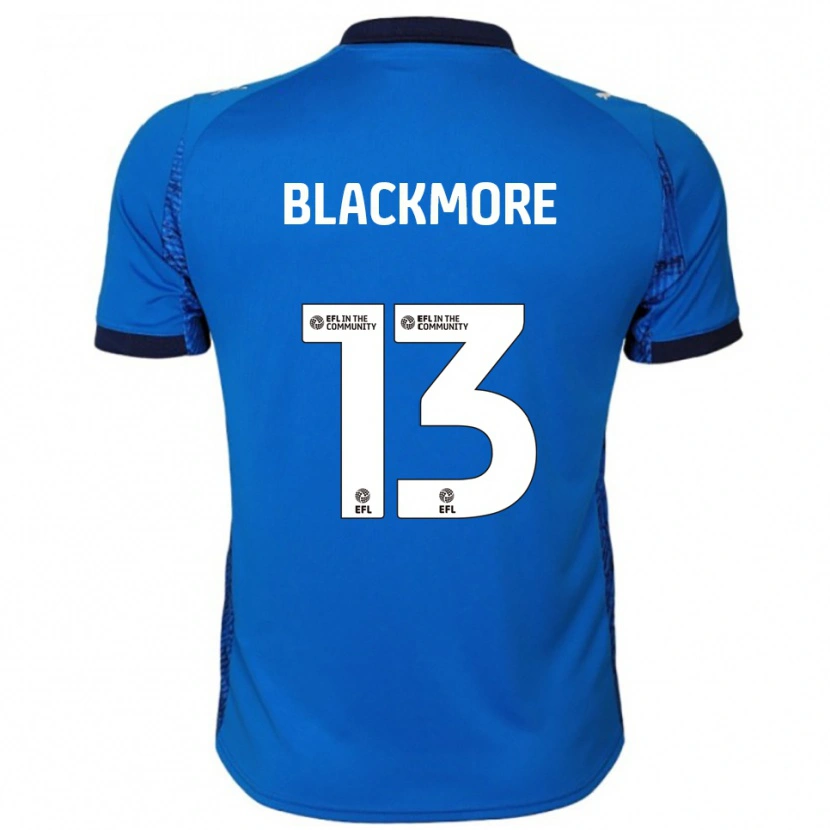Danxen Bambino Maglia Will Blackmore #13 Blu Bianco Kit Gara Home 2025/26 Maglietta