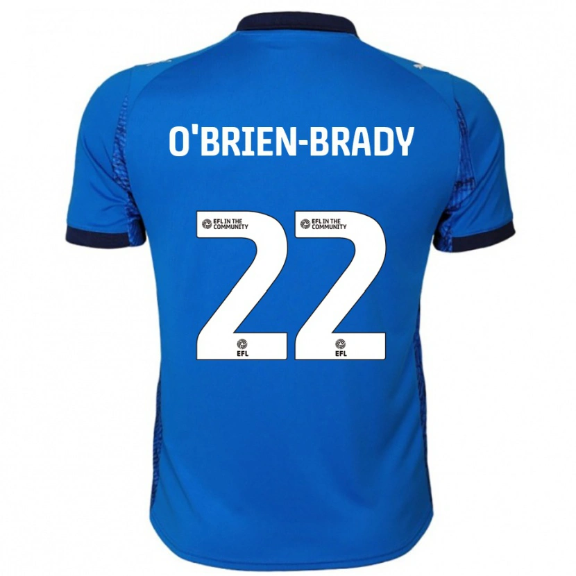 Danxen Bambino Maglia Donay O'brien-Brady #22 Blu Bianco Kit Gara Home 2025/26 Maglietta