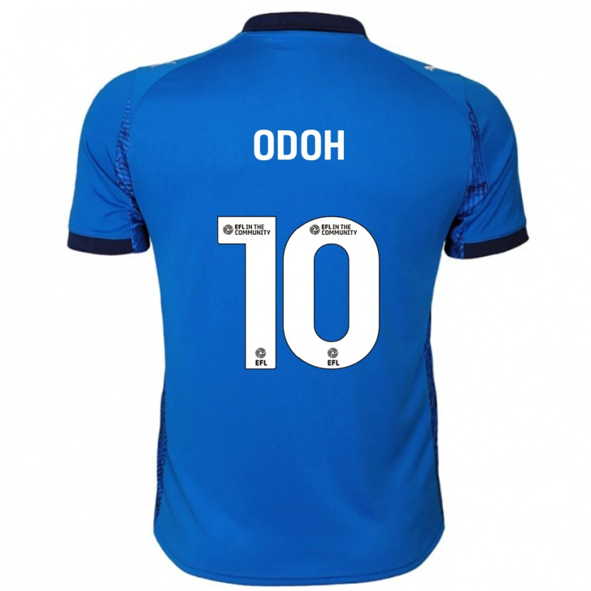 Danxen Bambino Maglia Abraham Odoh #10 Blu Bianco Kit Gara Home 2025/26 Maglietta