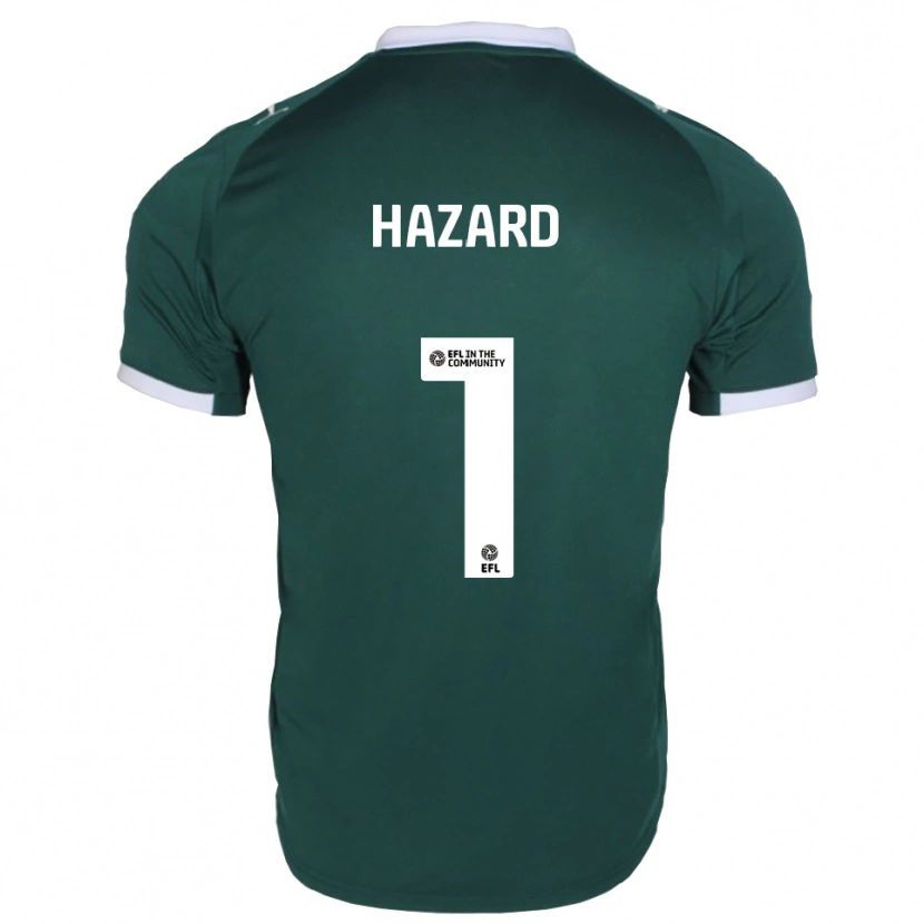 Danxen Bambino Maglia Conor Hazard #1 Verde Bianco Kit Gara Home 2025/26 Maglietta
