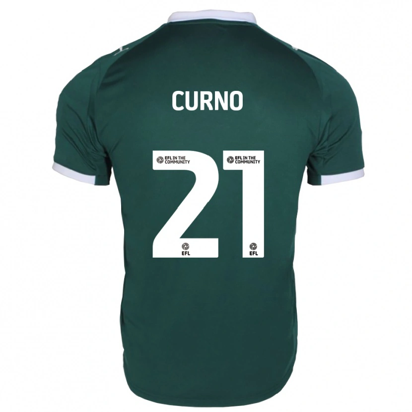 Danxen Bambino Maglia Maddi Curno #21 Verde Bianco Kit Gara Home 2025/26 Maglietta