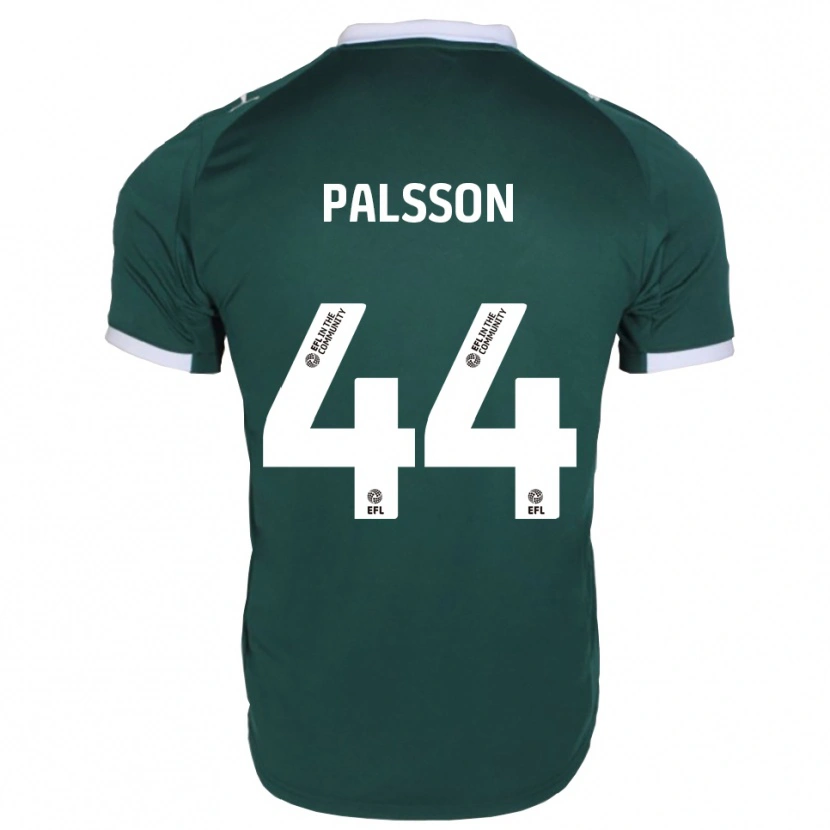 Danxen Bambino Maglia Victor Pálsson #44 Verde Bianco Kit Gara Home 2025/26 Maglietta