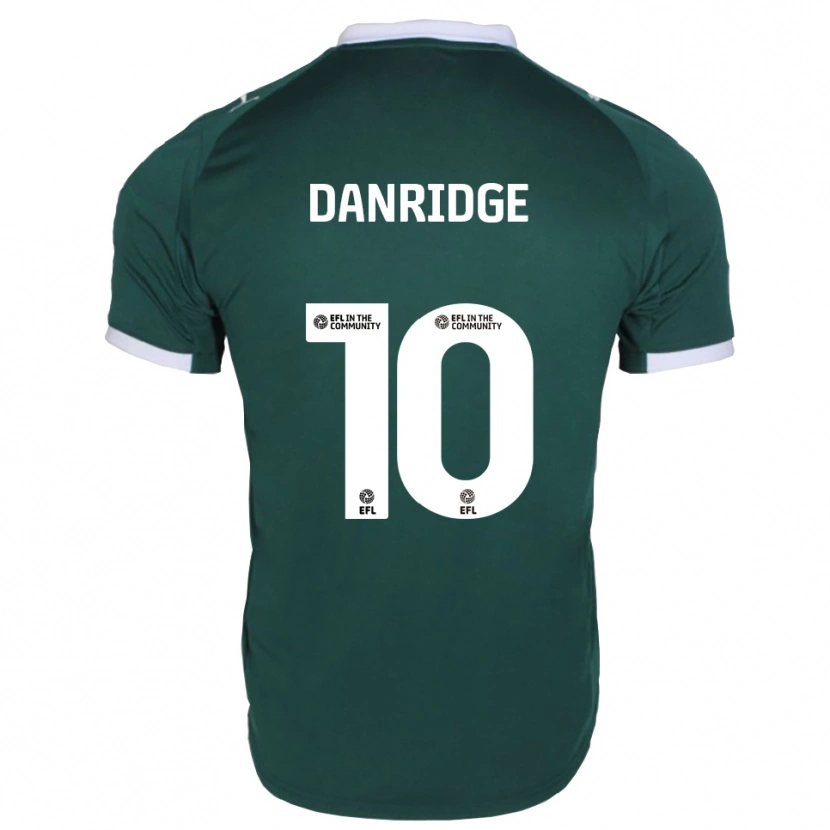 Danxen Bambino Maglia Rebecca Danridge #10 Verde Bianco Kit Gara Home 2025/26 Maglietta