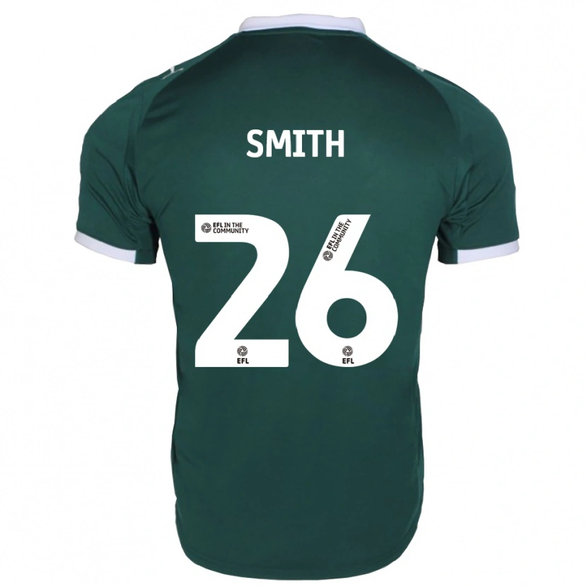 Danxen Bambino Maglia Caitlin Smith #26 Verde Bianco Kit Gara Home 2025/26 Maglietta