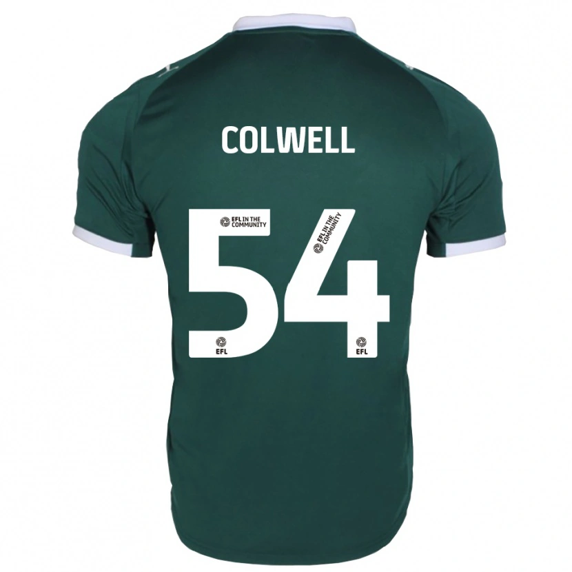 Danxen Bambino Maglia Lewis Colwell #54 Verde Bianco Kit Gara Home 2025/26 Maglietta