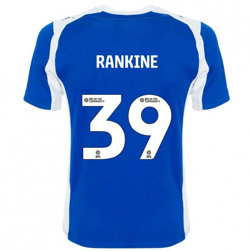 Danxen Bambino Maglia Dion Rankine #39 Blu Bianco Kit Gara Home 2025/26 Maglietta
