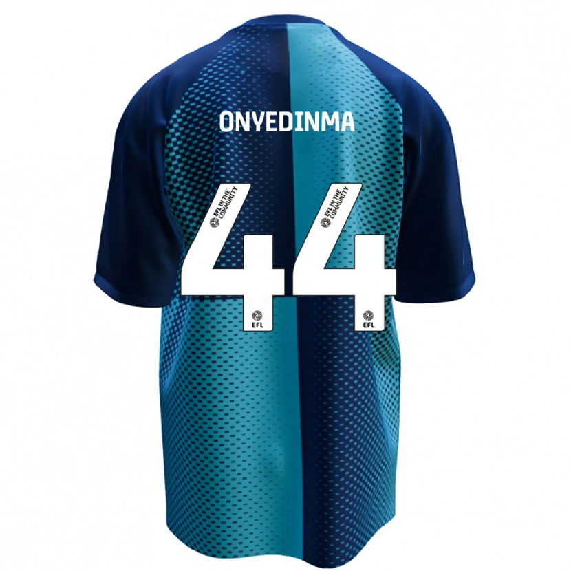 Danxen Bambino Maglia Fred Onyedinma #44 Blu Azzurro Kit Gara Home 2025/26 Maglietta