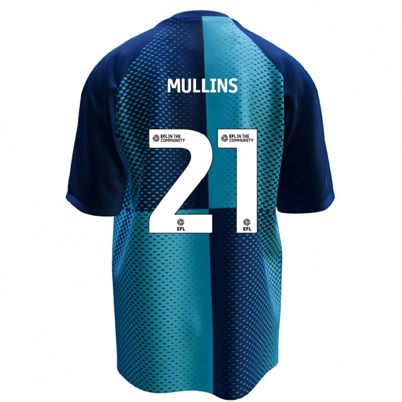 Danxen Bambino Maglia Jamie Mullins #21 Blu Azzurro Kit Gara Home 2025/26 Maglietta