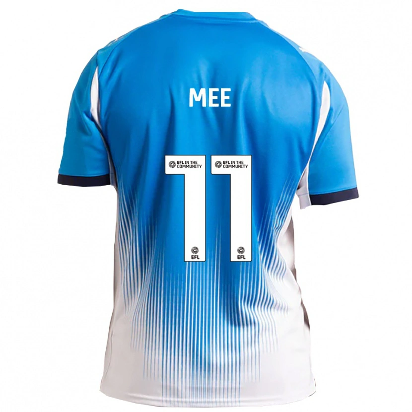 Danxen Bambino Maglia Ashton Mee #11 Blu Bianco Kit Gara Home 2025/26 Maglietta