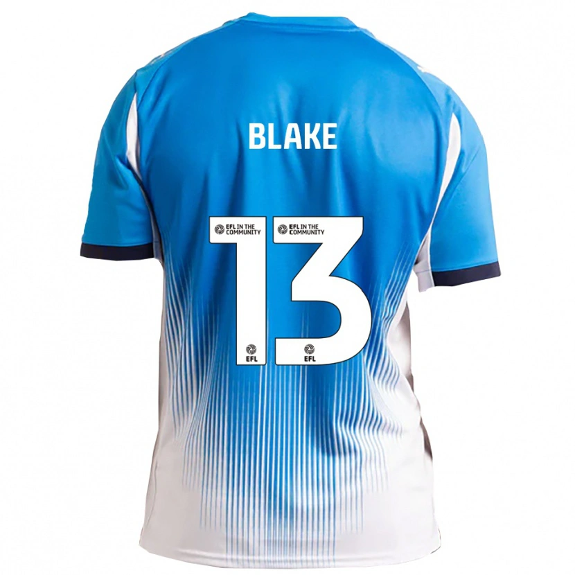 Danxen Bambino Maglia Billy Blake #13 Blu Bianco Kit Gara Home 2025/26 Maglietta