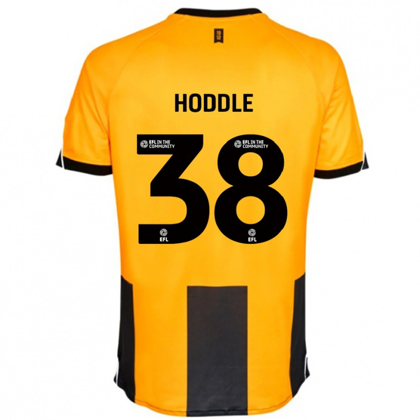Danxen Bambino Maglia George Hoddle #38 Arancione Nero Kit Gara Home 2025/26 Maglietta