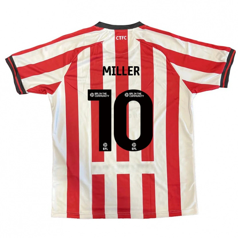 Danxen Bambino Maglia George Miller #10 Rosso Bianco Nero Kit Gara Home 2025/26 Maglietta