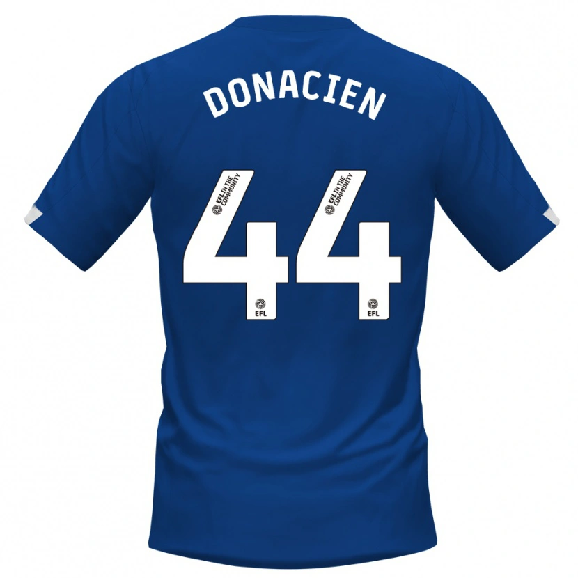 Danxen Bambino Maglia Janoi Donacien #44 Blu Bianco Kit Gara Home 2025/26 Maglietta