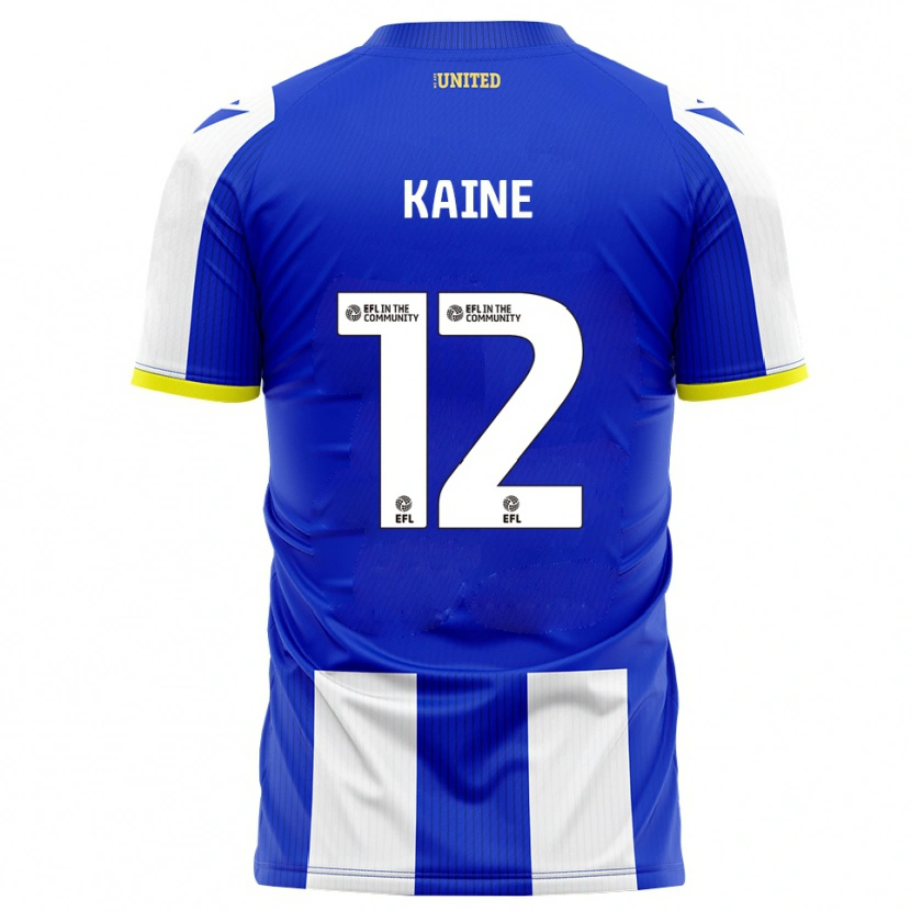 Danxen Bambino Maglia Louise Kaine #12 Blu Bianco Kit Gara Home 2025/26 Maglietta