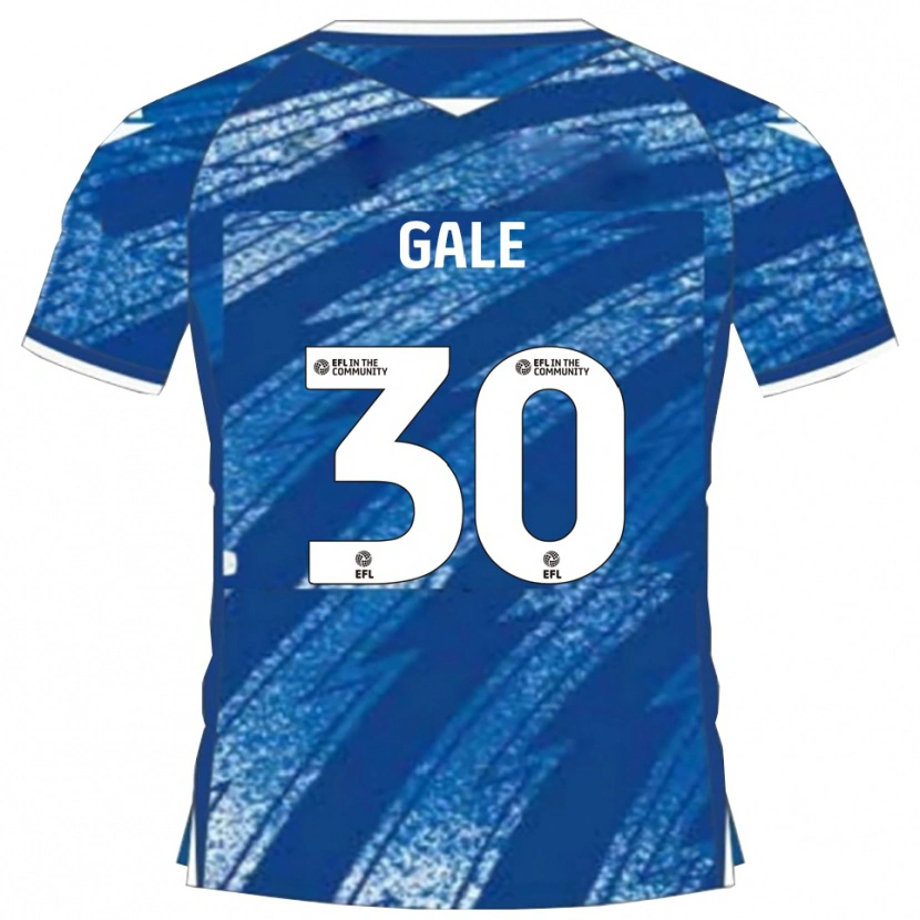 Danxen Bambino Maglia Sam Gale #30 Blu Bianco Kit Gara Home 2025/26 Maglietta
