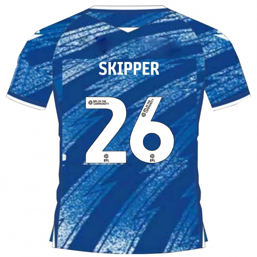 Danxen Bambino Maglia Stanley Skipper #26 Blu Bianco Kit Gara Home 2025/26 Maglietta