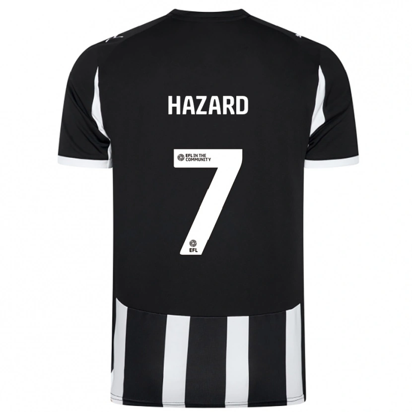 Danxen Bambino Maglia Harrison Hazard #7 Nero Bianco Kit Gara Home 2025/26 Maglietta